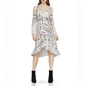 BCBMAXAZRIA
Leeam Cold-Shoulder Wrap Dress